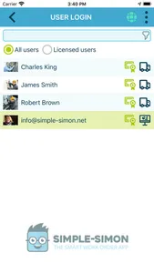 Simple-Simon: Job management screenshot 0