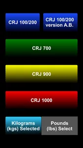 CRJ Weight and balance screenshot 0