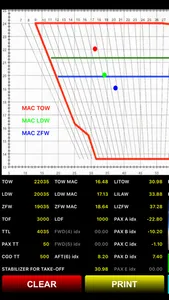 CRJ Weight and balance screenshot 2