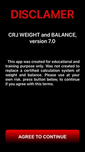 CRJ Weight and balance screenshot 5