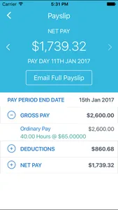 Datacom MyPay screenshot 2