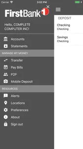 First Bank -- Mobile Banking screenshot 1