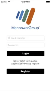 Manpower Mobile timesheet screenshot 0