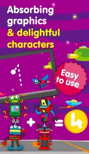 Robots & Numbers - games to learn numbers and practice counting, sums & basic maths for kids and toddlers (Premium) screenshot 3