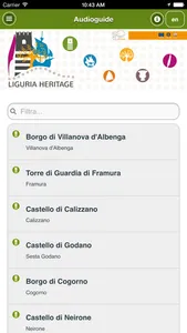 Liguria Heritage Audioguide screenshot 1