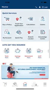 HDFC Life Insurance App screenshot 1