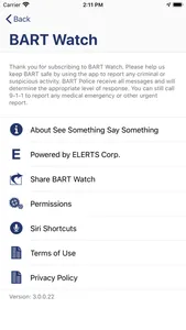 BART Watch screenshot 2