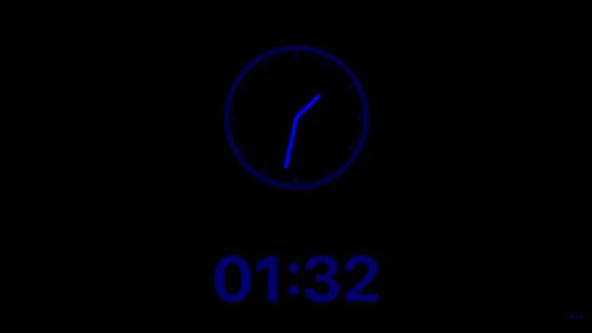 Bedside Clock - Digital/Analog screenshot 2