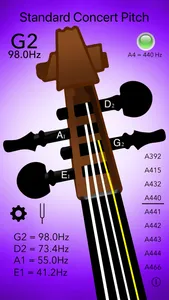 Double Bass Tuner Professional screenshot 0