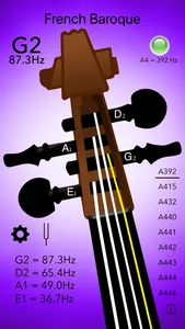 Double Bass Tuner Professional screenshot 2