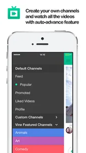 TV for Vine : (Watch Best Vine Videos , Create Your Own Video Channel , Vines Non-Stop -  is the Best Way to Watch Cool Vines) screenshot 1