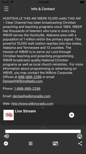 WBXR AM 1140 Radio screenshot 2