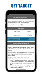 Protein Counter and Tracker screenshot 1