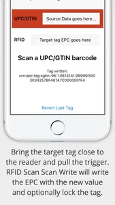 RFID Scan Scan Write screenshot 2