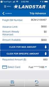 Landstar Connect® screenshot 5