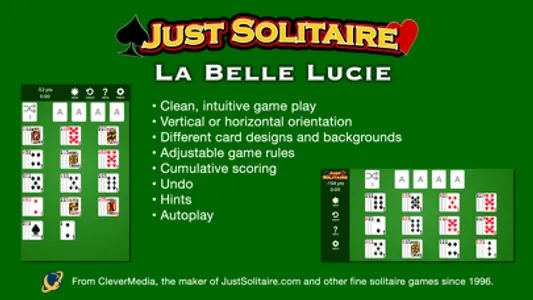 Just Solitaire: La Belle Lucie screenshot 0