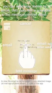 handwriting Tree Post free screenshot 4