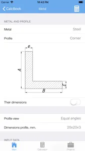 CalcBook - building calculator screenshot 1