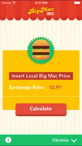 Big Mac Index App screenshot 0