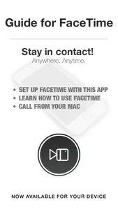 Guide for Facetime & Facetime Audio screenshot 0