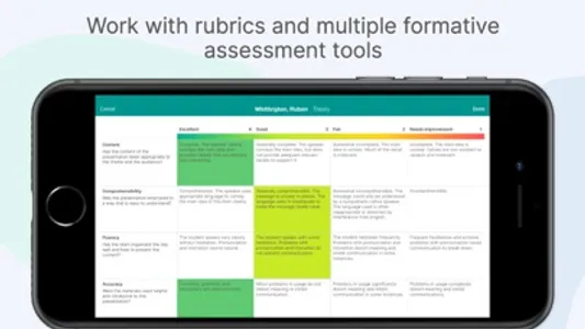 Additio App, Teacher gradebook screenshot 1