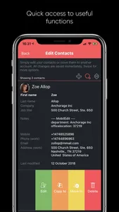 Contacts Optimizer Pro screenshot 2