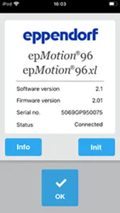 epMotion 96 – A control App screenshot 0