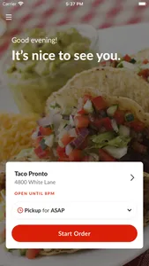 Taco Pronto screenshot 1