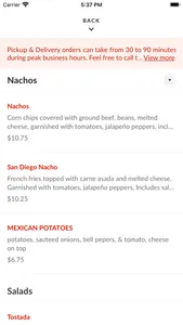 Taco Pronto screenshot 2