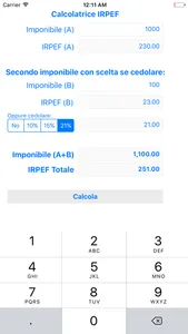 IRPEF Calculator screenshot 0