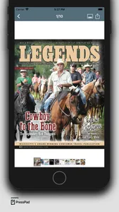 Legends Magazine screenshot 2