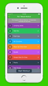 7 Minute Workouts screenshot 1