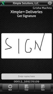 Ximple Signature Capture screenshot 1