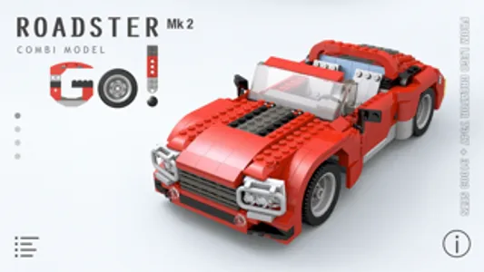 Roadster Mk 2 for LEGO Creator 7347+31003 Sets - Building Instructions screenshot 0