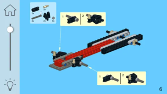 Roadster Mk 2 for LEGO Creator 7347+31003 Sets - Building Instructions screenshot 2