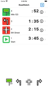 RoadWatch MultiSplit Stopwatch screenshot 0