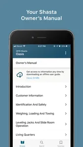Shasta RV Owner's Guide screenshot 1