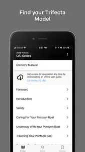 Trifecta Pontoon Owner's Guide screenshot 1