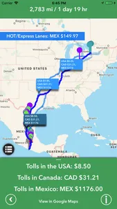 Tollsmart Toll Calculator screenshot 1