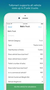 Tollsmart Toll Calculator screenshot 3