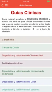 Fundación Oncosur screenshot 1