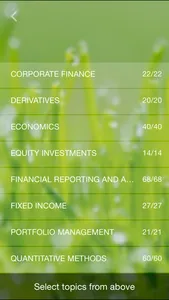 Flash Exam Cards for CFA® screenshot 1