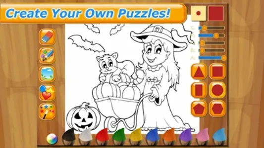 Halloween Puzzle Game for Kids screenshot 4