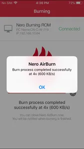 Nero AirBurn screenshot 4