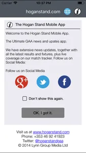 Hogan Stand - GAA news screenshot 0