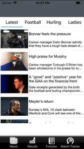Hogan Stand - GAA news screenshot 1