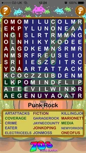 Epic 70s Word Search - giant seventies wordsearch screenshot 1