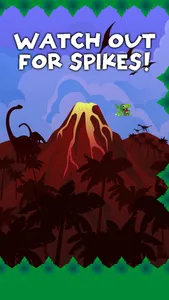 Bouncy Dino Hop - The Best of Dinosaur Games with Only One Life screenshot 2