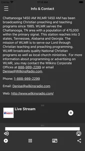 WLMR AM 1450 Radio screenshot 2