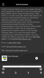 WCPC AM 940 Radio screenshot 2